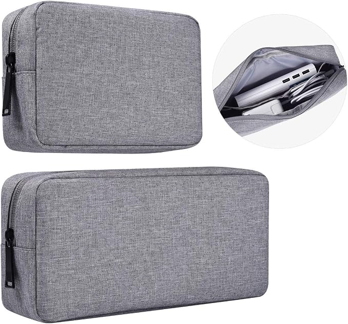 Portable Electronics Accessories Storage Bag, Power Bank, Laptop Charger by imComor