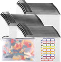 36pcs Large Mesh Zipper Pouch File Bags YOPCDJ Reusable Zippered Pouches by YOPCDJ