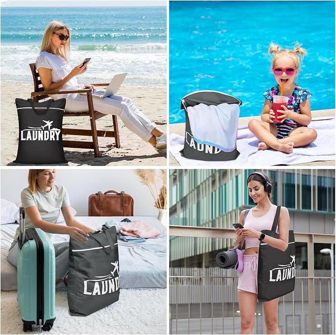 2 Pcs Large Travel Laundry Bags - Image 5