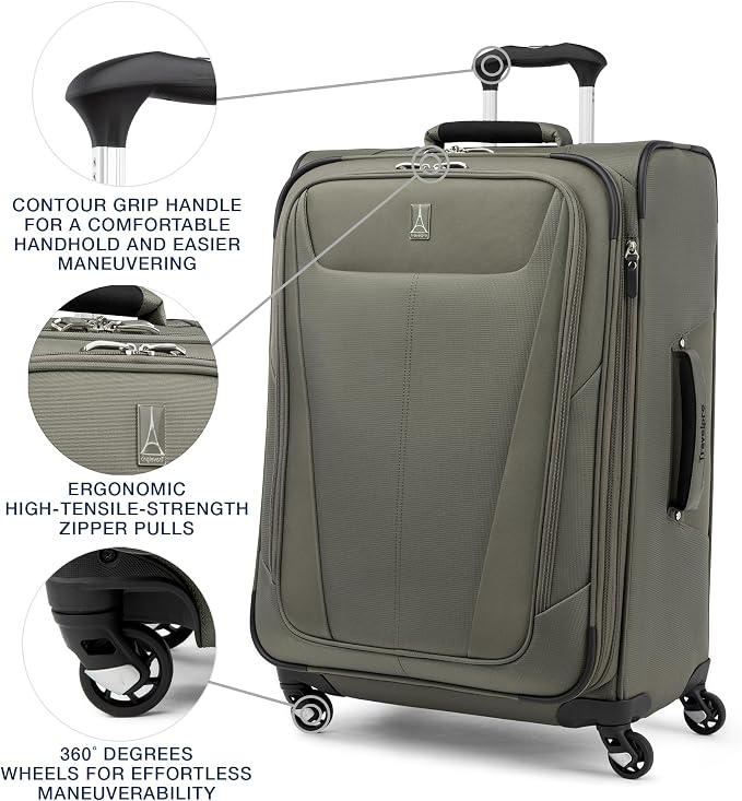 Travelpro Maxlite 5 Softside Expandable Checked Luggage - Image 4
