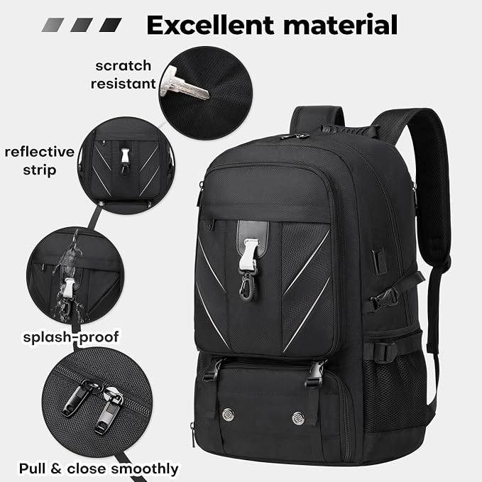 18.4 Inch Large Travel Backpack - Image 6