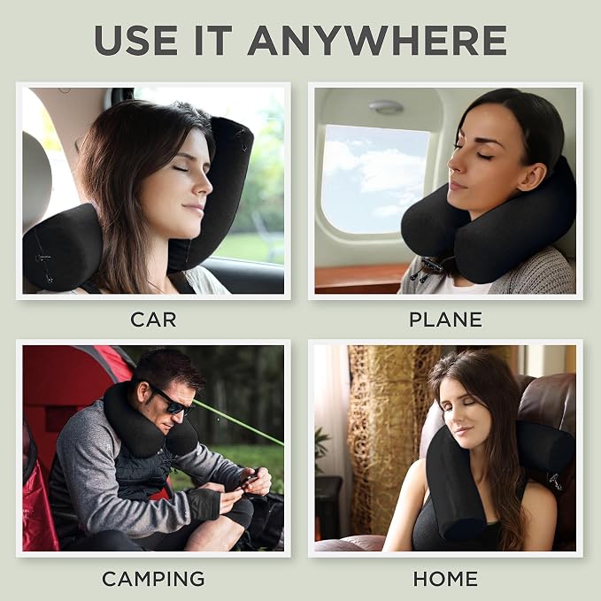 Dot&Dot Twist Memory Foam Travel Pillow - Image 5