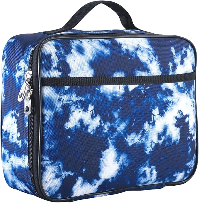 Fenrici Tie Dye Lunch Box for Boys, Kids Insulated Lunch Bag for School by FENRICI