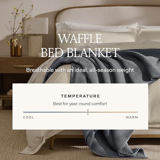BOLL & BRANCH Waffle Bed Blanket - Image 3