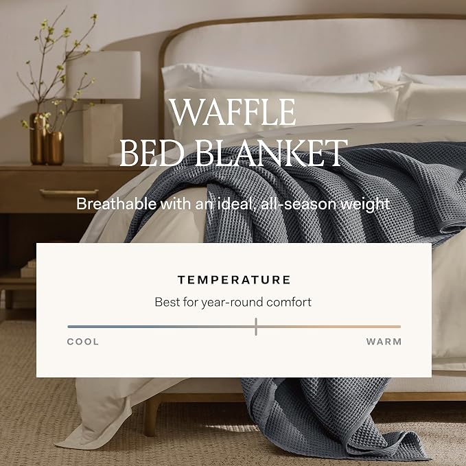 BOLL & BRANCH Waffle Bed Blanket - Image 3