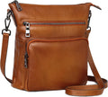 HESHE Crossbody Bags for Women Leather Handbags Designer Shoulder Purse by HESHE
