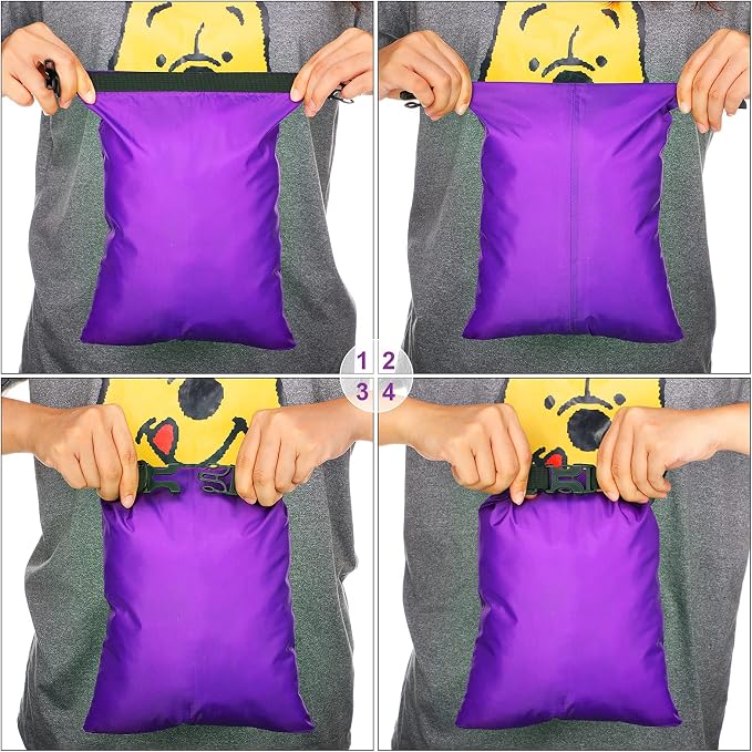 Shappy Waterproof Dry Bag Set 6 Sizes Lightweight Sacks and Long Adjustable - Image 4
