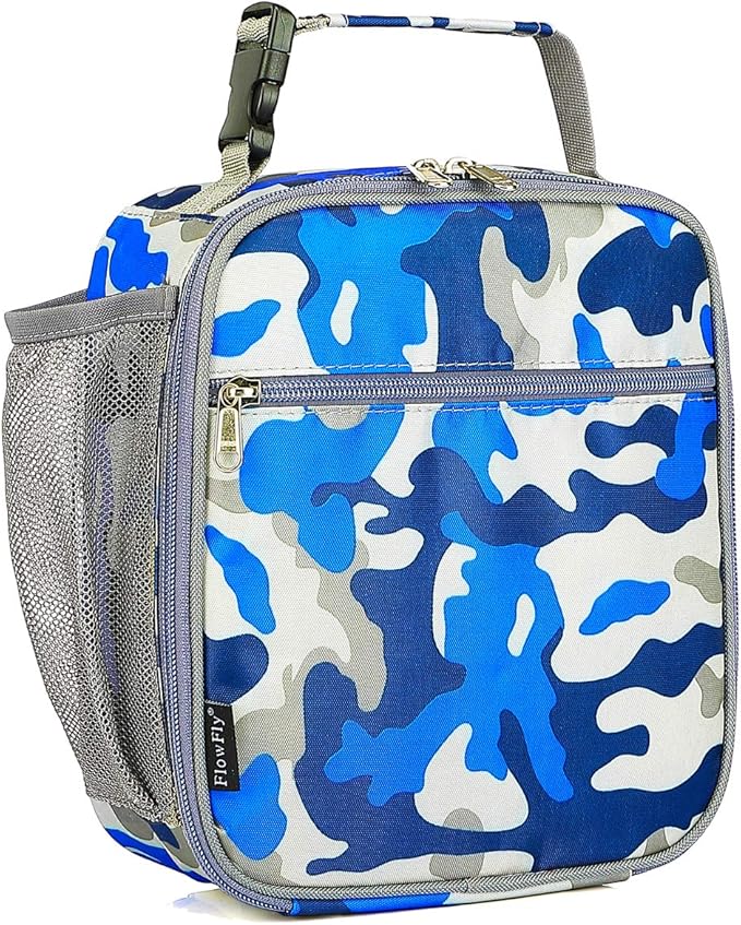 FlowFly Kids Lunch box Insulated Soft Bag Mini Cooler Back to School Thermal by FlowFly