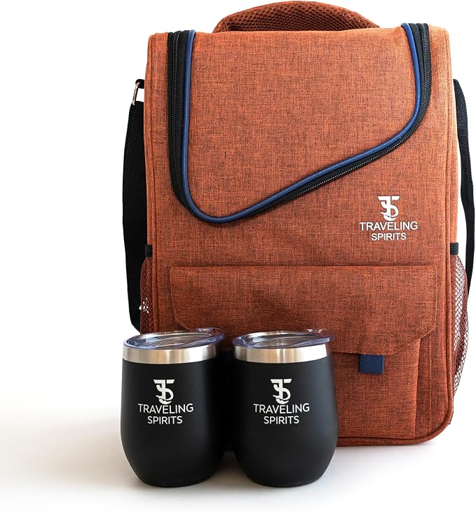 Insulated Wine Carrier | 2-3 Bottle Travel Bag - Image 9