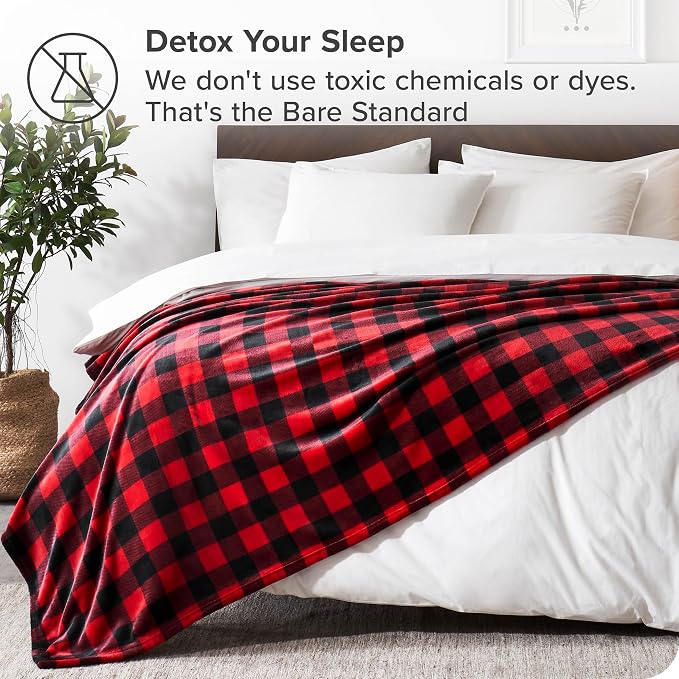 Bare Home Fleece Blanket - Image 4