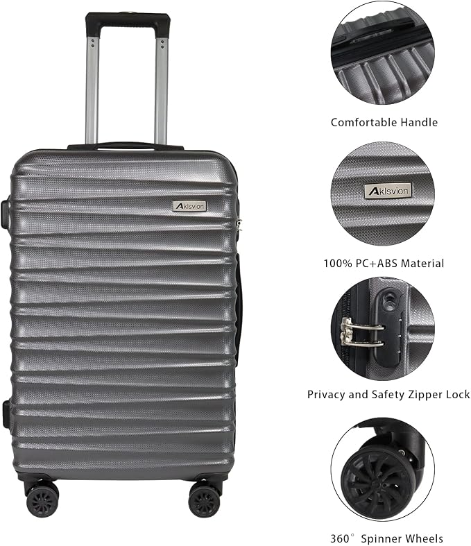 Luggage Sets 3 Piece-Suitcase Set- Luggage - Image 2