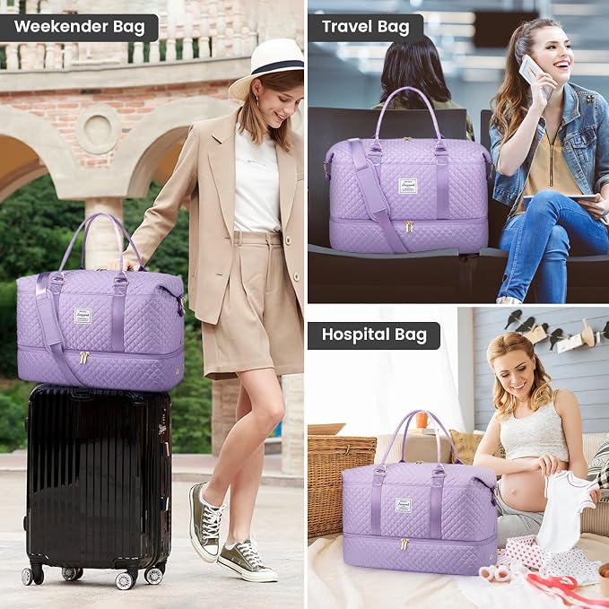 LOVEVOOK Travel Duffle Bag, Weekender Bags - Image 6