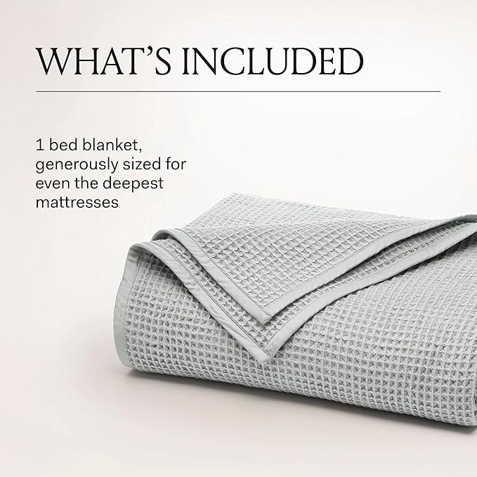 BOLL & BRANCH Waffle Bed Blanket - Image 4