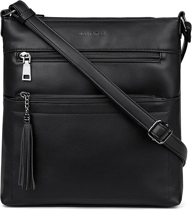 MASINTOR Crossbody Purses for Women, Adjustable Strap Shoulder Bag by MASINTOR