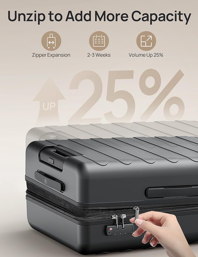 NINETYGO Carry On Luggage 22x14x9 Airline Approved, 20 Inch Luggage - Image 5