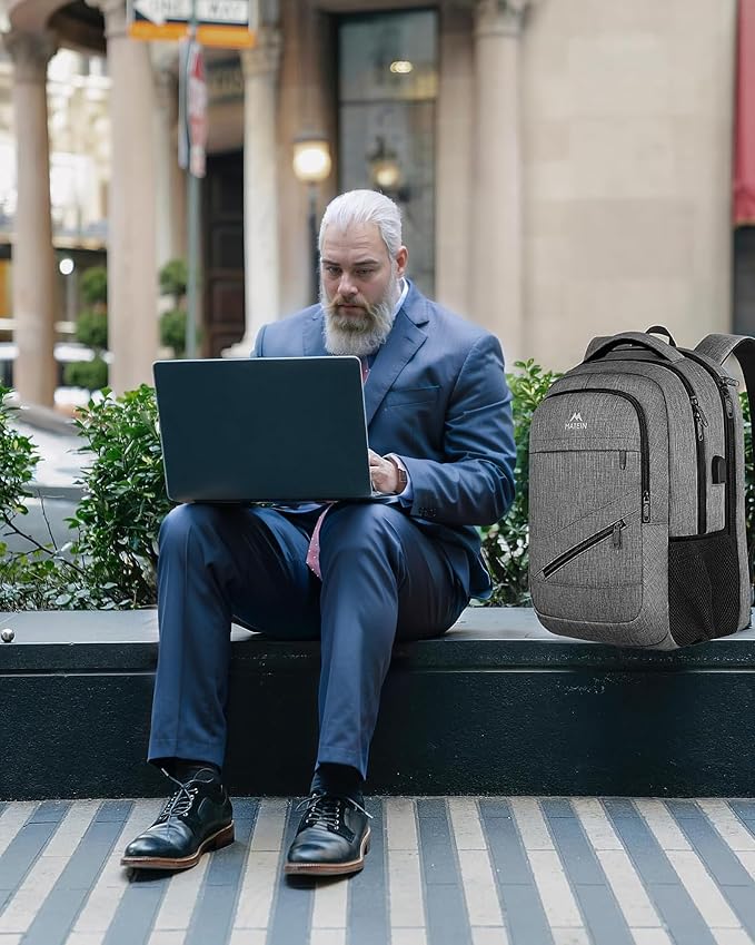 MATEIN Travel Laptop Backpack, 17 Inch Work TSA Approved Carry on Backpack - Image 9