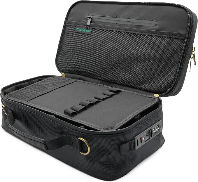 Large Storage Case with TSA Combination Lock Bag, Portable Carbon Lined - Image 7