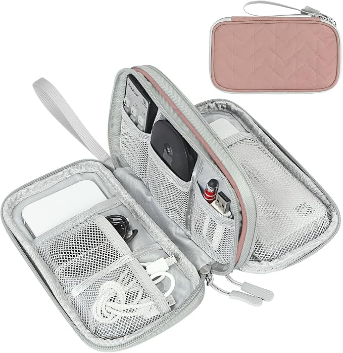 FYY Travel Cable Organizer Bag Pouch Electronic Accessories Carry Case Portable by FYY