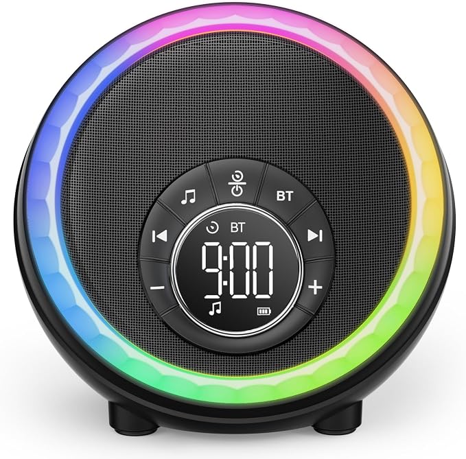 White Noise Sound Machine for Sleep, 30 Soothing Sounds, 8 RGB Dimmable Night by AFEXOA
