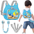 Accmor Toddler Harness Leash + Reflective Anti Lost Wrist Link, Cute Car Kids by Accmor