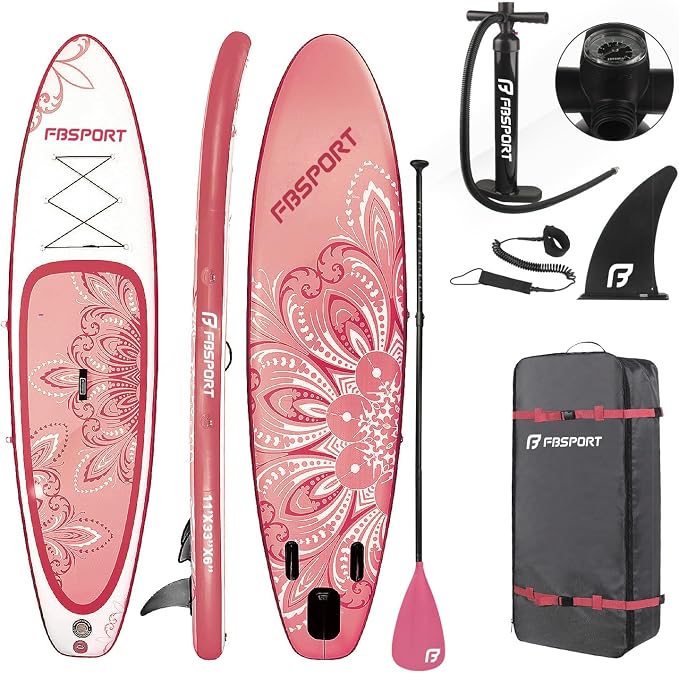 FBSPORT 11' Premium Stand Up Paddle Board, Yoga Board by FBSPORT