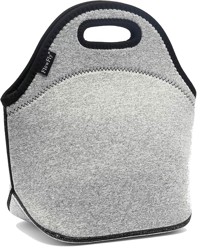 FlowFly Neoprene kids Lunch box Insulated Soft Bag Mini Cooler Thermal Meal by FlowFly