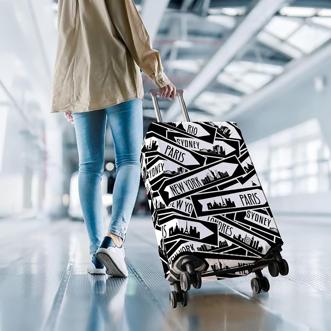 Travel Luggage Cover Suitcase Protector Fits 18-32 Inch Wheel Covers - Image 7