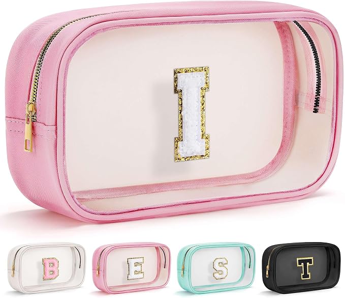 YOOLIFE Initial Make Up Bag Travel Toiletry Bag by YOOLIFE
