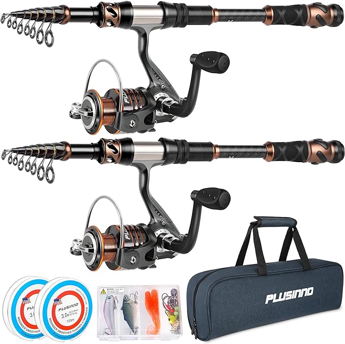 PLUSINNO Fishing Rod and Reel Combos by PLUSINNO