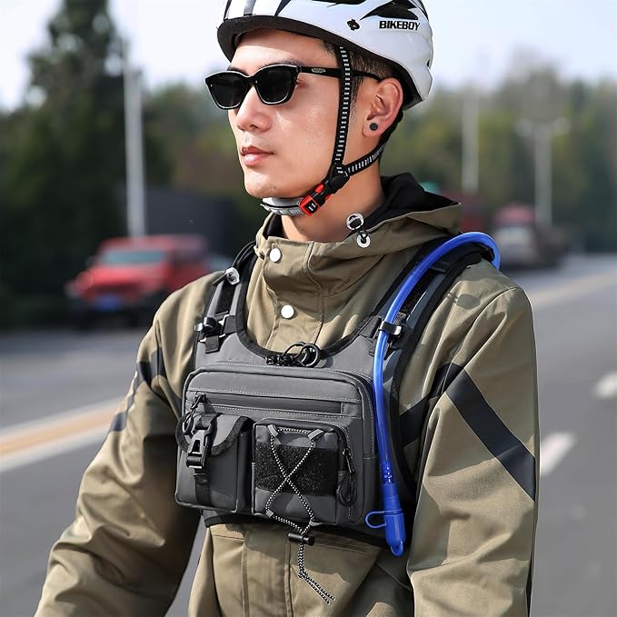 USA Original Patent Running Hydration Vest Backpack, Lightweight Chest Pack - Image 5