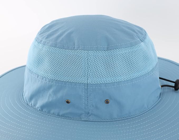 Home Prefer UPF 50+ Men's Sun Hat Wide Brim Bucket Hat UV Protection Hat - Image 5
