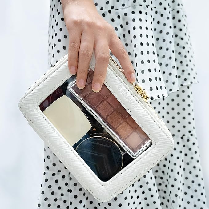 Aveniee Clear Makeup Bag Organizer, Large Travel Toiletry Bag - Image 4