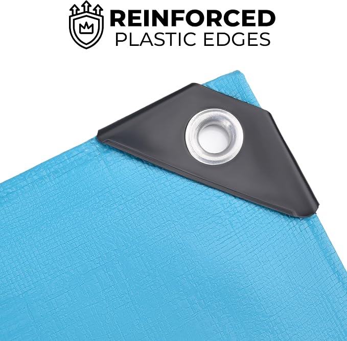 Tarps Heavy Duty Waterproof 20x20-12 mil Thick Camping Tent - Image 2