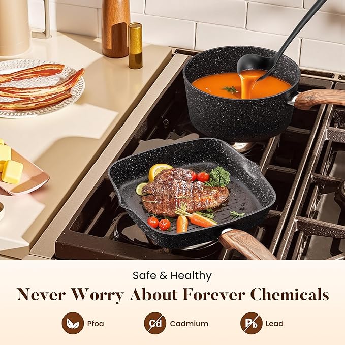 Kitchen Induction Cookware & Bakeware Set - Image 2
