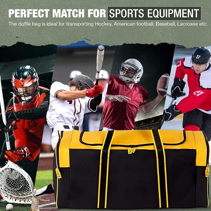 Jetstream Heavy Duty Multi Pocket Durable Sports Gym Equipment Travel Duffel Bag - Image 2