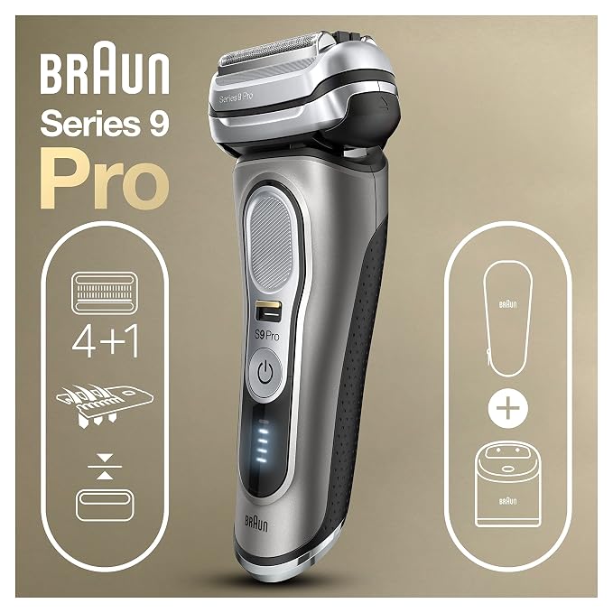 Braun Electric Razor for Men, Series 9 Pro 9465cc Wet & Dry Electric Foil Shaver - Image 11