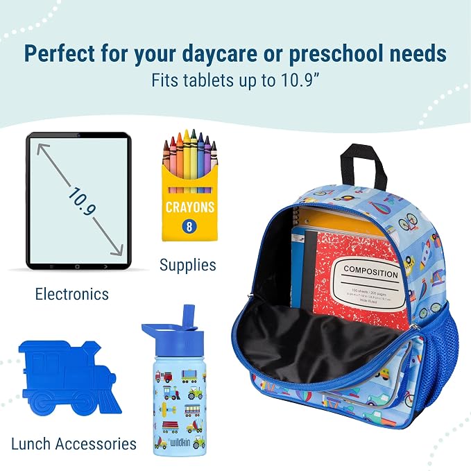 Wildkin 12-inch Kids Backpack – Padded, Adjustable - Image 5