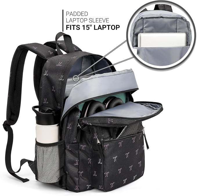 ZORFIN 26L Backpack for College, and Travel: Water Resistant Bookbag - Image 4
