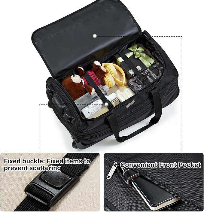 Hanke Expandable Carry On Luggage Suitcases - Image 4