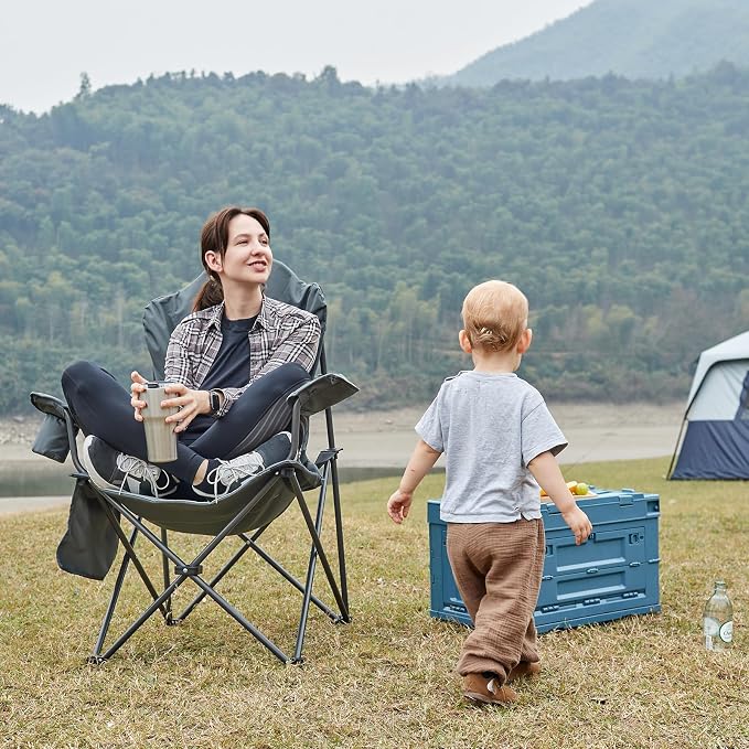 EVER ADVANCED Folding Camping Chair - Image 6