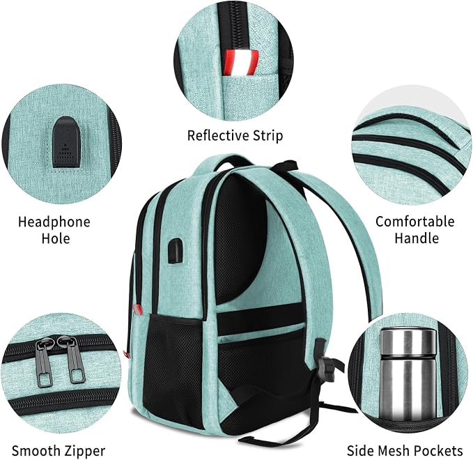 Backpack for Women Men, Travel School Backpacks for Teen Boys, Bookbag - Image 7