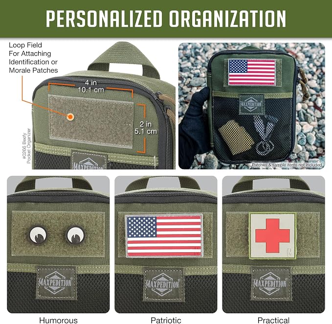 MAXPEDITION Beefy Pocket Organizer, MOLLE-Compatible, 1000D Nylon Tactical Pouch - Image 5