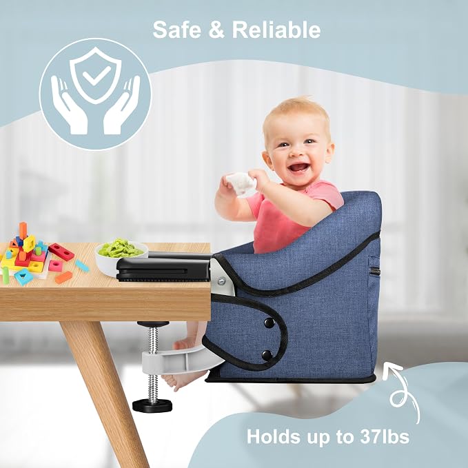Hook On High Chair, Jozzve Baby High Chair, Portable High Chair - Image 4