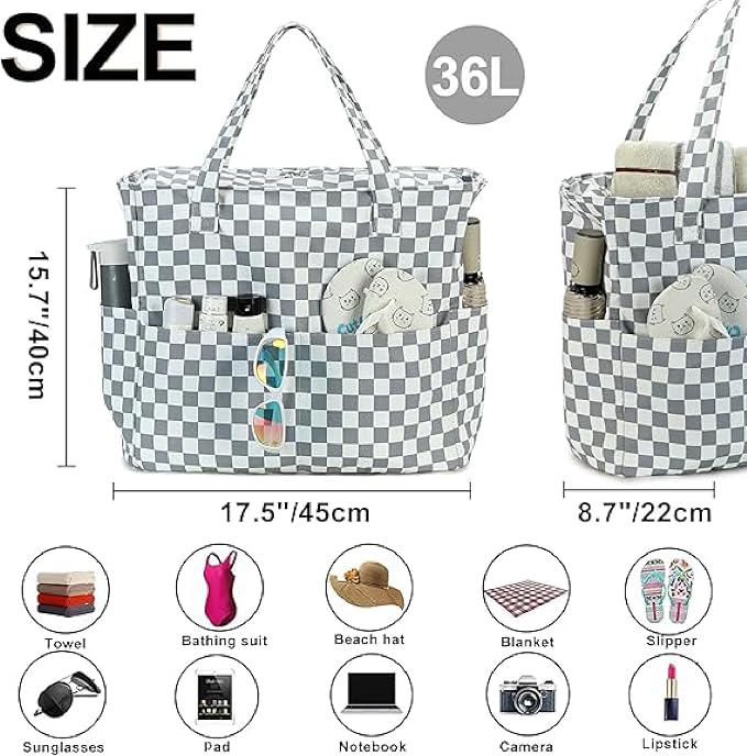 Waterproof Beach Tote Pool Bags - Image 3