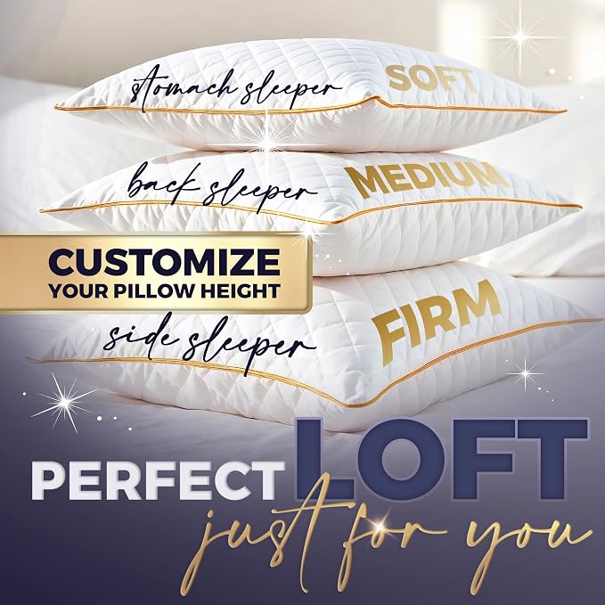 Royal Therapy Queen Memory Foam Pillows 4-Pack - Image 4