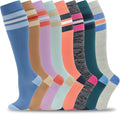 fenglaoda 8 Pairs Compression Socks by fenglaoda