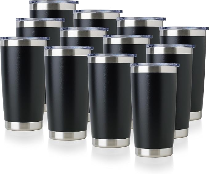 DOMICARE 20oz Stainless Steel Tumbler Bulk by VisittheDOMICARE