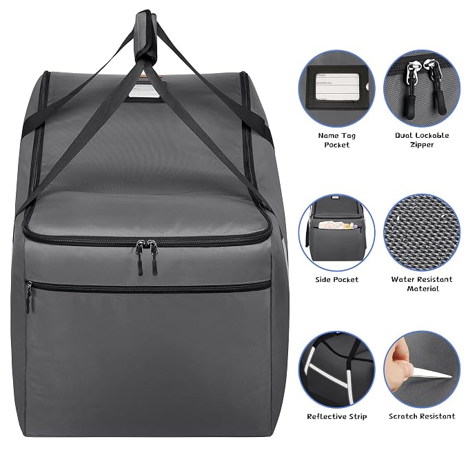 Infant Car Seat Travel Bag for Airplane Compatible - Image 3