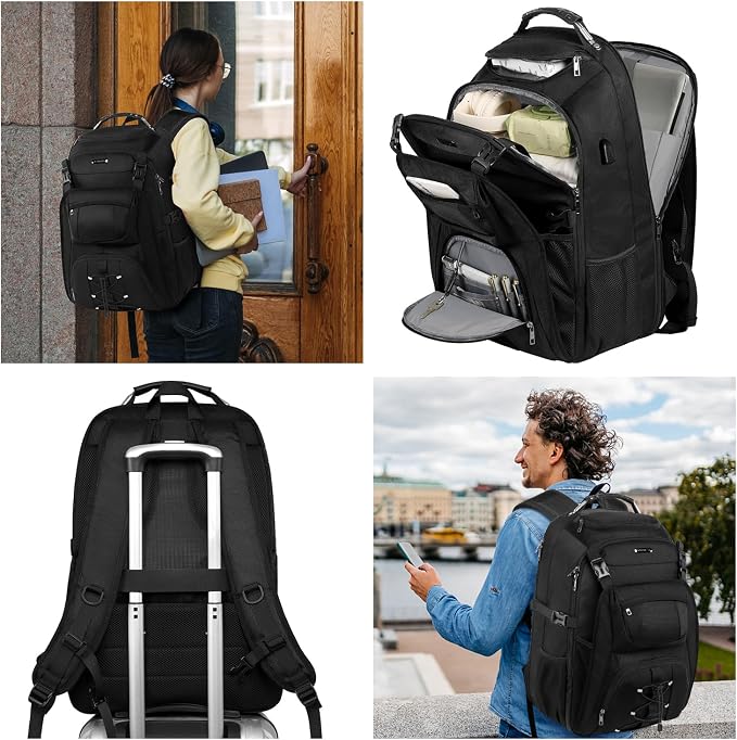 Extra Large Laptop Backpack for Travel, College & Work, TSA Friendly Commuter - Image 6