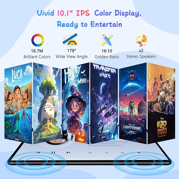 HAOVM Tablet 10 inch Android 14, 4G SIM Unlocked, Kid Tablet - Image 5